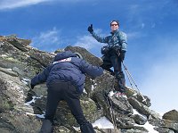 Salita con ciaspole alla Cima di Val Loga 3003 m il 25 aprile 2009 - FOTOGALLERY